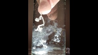 VERY Satisfying Loud Moaning Underwater Cumshot With Slow Motion CUM LAVA LAMP