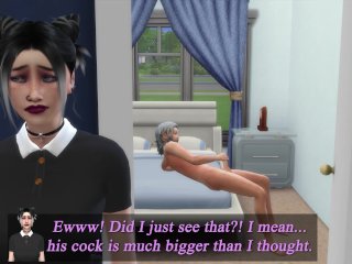 Teen Slut Used by Old Man in Front of Boyfriend - DDSims