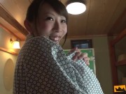Preview 2 of Shy Japanese teen gets naked in the dressing room