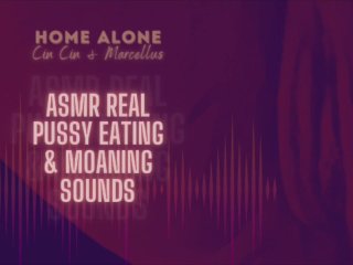 12 FULLMINUTES of ASMR Real_Pussy Eating Moaning Orgasm Sounds (Looped)- Damn She Getting Ate Up!!!