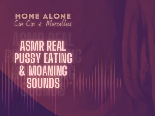 12 MINUTOS COMPLETOS DE ASMR Coño Real Comiendo Sonidos De Orgasmo Gimiendo (looped)- Maldita Sea Ella Comiéndose!!!