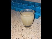 Preview 3 of Few frozen loads that I thawed and making special cum cubes for wife’s drink