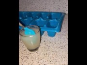 Preview 5 of Few frozen loads that I thawed and making special cum cubes for wife’s drink