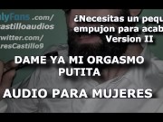 Preview 5 of Te animo durante 2 minutos para correrte - Audio para MUJERES - Dominante - Voz de hombre - España