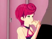 Preview 3 of Trish Una is caught by a partner in the locker room and gets fucked hard Jojo´s Bizarre Adventure