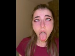 Exited Ahegao face by tiny Brazilian girl - Screenshot 15 of 16 - Tiny