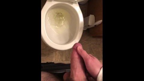 Trying to PISS while getting HARD