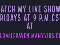 Milf sexy funny live show, deep throats dildo, filthy strip tease, laughs and chats