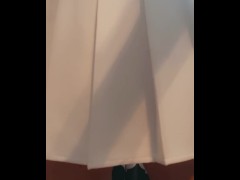 School girl peep show
