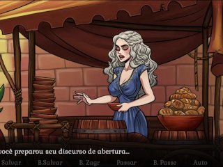 daenerys targaryen, milf, cersei lannister, visual novel game
