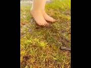 Preview 2 of Watermelon Toes Wet Feet - HotFeetDelicia