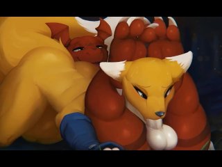 pokemon, animated, cartoon, blowjob