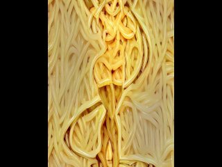 fun with noodles, vertical video, hentai girls, anime