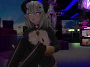 Preview 4 of awkward shy vtuber succubus girl cums on cam (VIRTUALLLYLEWD)