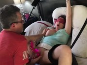 Preview 2 of Blindfolded, tied down, finger fucked, ass pounded—-what a morning with Baby Becca