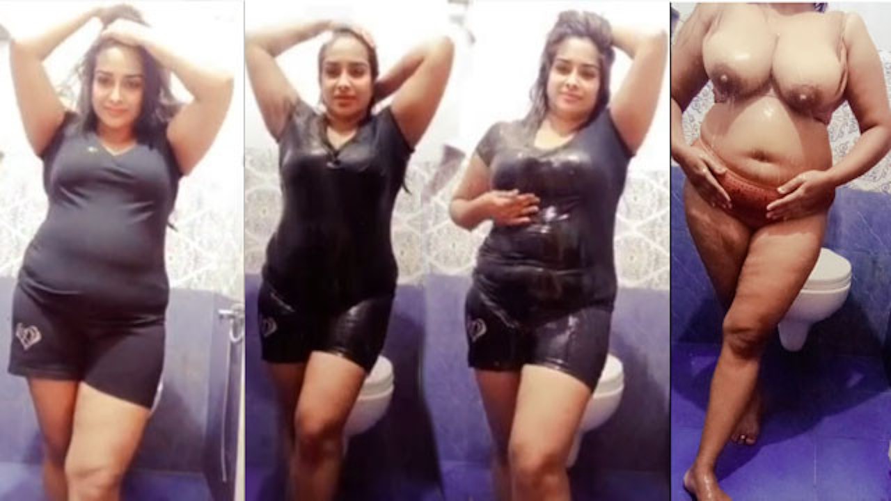 Desi Bhabhi Riya Showing Her Wet Body to Her Devar in Bathroom Live Video  Call