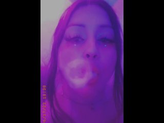 smoking fetish, solo female, vertical video, exclusive