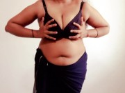 Preview 5 of Big Boobs Desi Bhabhi Arya Saw Her Devar's Big Dick and She Masturebate Herself - Hindi Clear Audio