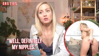 Ersties: Любительская красотка из Барселоны делает себе сексуальное обтирание