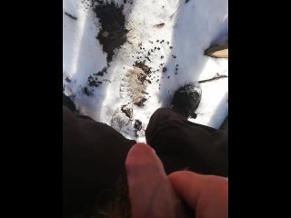 have a wee, vertical video, pissing, peeing outside