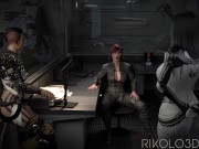 Preview 3 of Futa Femshep fucks Miranda and Jack - trailer for animation