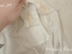 【素人】エッチな匂いする？♡ むちむちボディな制服美少女のパンチラ＆生脱ぎ♡ 汚れたクロッチとおしりを見せつけ、顔面にパンティを被せちゃう…！【個人撮影】 13/16