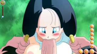 Foxie2K's Kame Paradise 3 Multiversex Uncensored Videl Learn How To Give Head