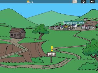 Queens Brothel #2 - Public Blowjob gangbang in Town Square