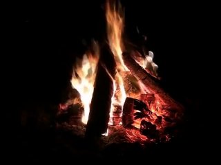 relax, big tits, bonfire, mature