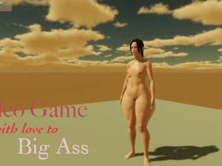 female orgasm, cartoon, big ass, anal