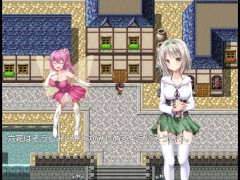 【#30 同人エロゲー アルフィミアの塔(製品版)実況動画】おっぱい押し付け手コキで桃髪黒ニーハイ爆乳美女に射精させられすごい事態に・・(巨乳・爆乳ファンタジー抜きゲー) Hentai game - Screenshot 4 of 16 - 巨乳