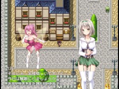 【#30 同人エロゲー アルフィミアの塔(製品版)実況動画】おっぱい押し付け手コキで桃髪黒ニーハイ爆乳美女に射精させられすごい事態に・・(巨乳・爆乳ファンタジー抜きゲー) Hentai game - Screenshot 5 of 16 - エロ ゲーム