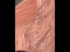 Tugjob with red panties