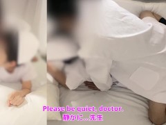 【新人看護師が医者と夜勤セックス】「まんこ使え！病院やめさせるぞ！」私は患者の眠る隣で、快楽を我慢できずに…声が… ＂ｲやイやぁイやぁあんっ♡ｧッイやあァあんっ♡ｱｯ♡ァｯ♡ｱｯ♡だぁあめぇええんっ♡ - Screenshot 5 of 16 - 素人