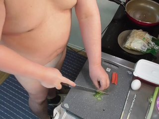 cooking, verified amateurs, asian, fat man