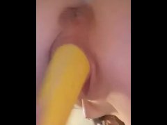 The only time I like vegetables.. - Screenshot 11 of 16 - Girl Masturbating