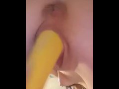 The only time I like vegetables.. - Screenshot 9 of 16 - Girl Masturbating