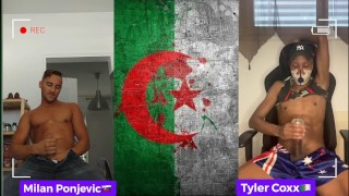 セルビアVSアルジェリア-#Chaturbate Tyler コックスとMilanポニージェビッチ(ティーザー)のビッグディック