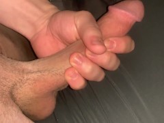 ITS NICE HAVING A HUGE 8 INCH MONSTER COCK (MORNING IN BED POV JERK OFF) MUSCLE STUD POV
