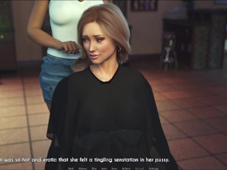 visual novel, blonde big tits, cartoon, game walkthrough