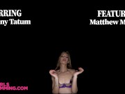 Preview 2 of GIRLSRIMMING - Sensual rimjob by skinny pornstar Tiffany Tatum