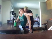 Preview 4 of Caught on camera fucked while cleaning the house