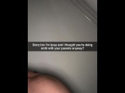 Preview 1 of Guy fucks Friends Mom on Snapchat