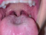 Giantess Pierina Goddess eats gummies (mouth fetish and uvula)