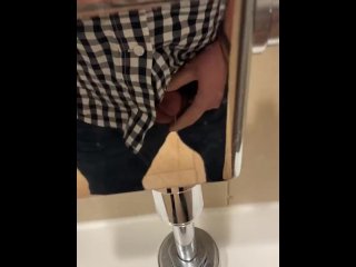 Urinal was so shiny I had to take a video