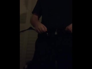 Watch Daddy Get Undressed After A Long Day At Work