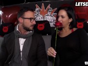 Preview 1 of Kinky Babe Black Sophie Picked & Fucked In The Bus Valentine's Day - LETSDOEIT