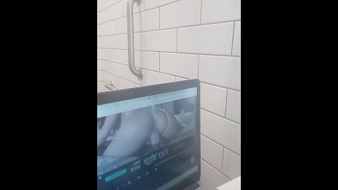 viendo porno en el fregadero en walmart