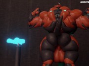 Preview 6 of Synth Muscle Hyper Cock Growth Animation