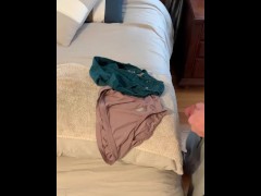 Fast Jack cumming in neighbors panties - Screenshot 16 of 16 - Premature Cum